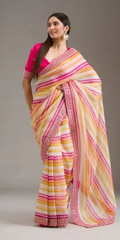 Pink Chinon Silk Embroidery Cut Work Saree | Sarees, Bollywood Sarees, Creative Sarees, Designer Sarees, Embroidered Sarees, Ethnic Saree, Modern Digital sarees, Party Wear Sarees