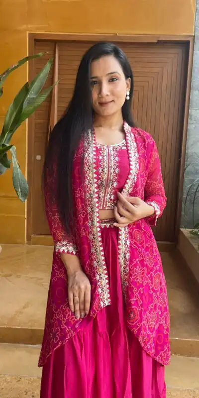 Pink Chinon Thread Embroidery Work Lehenga Choli | Lehenga, Bollywood Lehenga, Creative Lehenga, Designer Lehenga, Embroidered Lehenga, Party Wear Lehenga