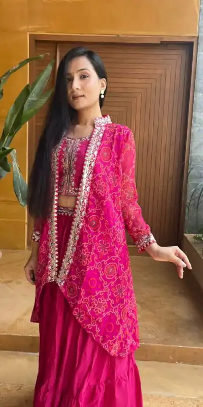 Pink Chinon Thread Embroidery Work Lehenga Choli | Lehenga, Bollywood Lehenga, Creative Lehenga, Designer Lehenga, Embroidered Lehenga, Party Wear Lehenga