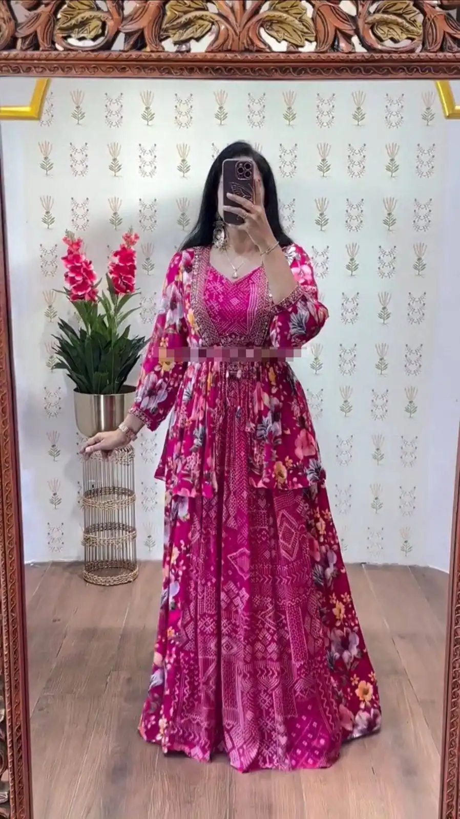 Pink Chinon Thread Work Lehenga Choli | Lehenga, Bollywood Lehenga, Creative Lehenga, Designer Lehenga, Embroidered Lehenga, Party Wear Lehenga