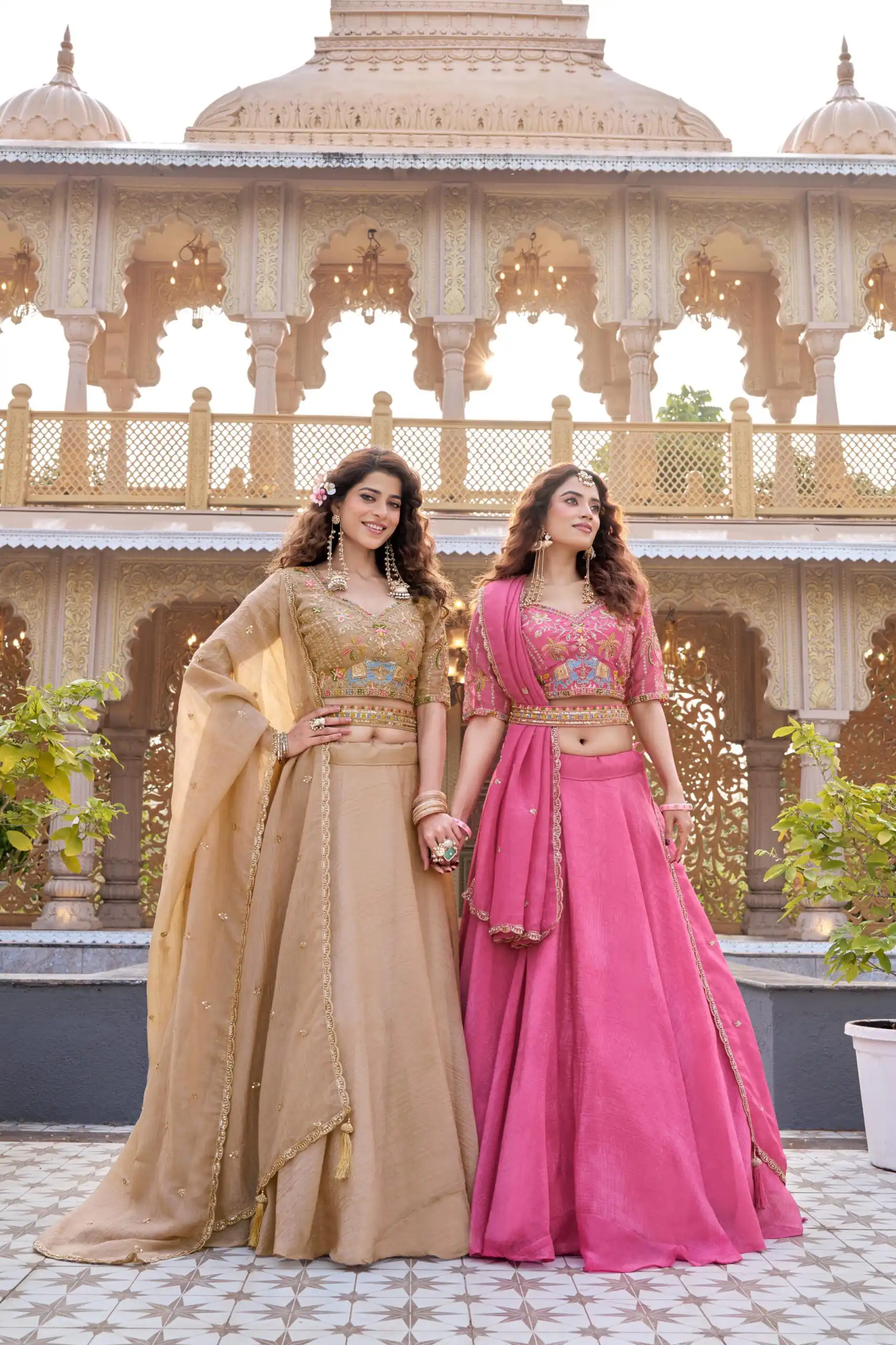 Pink Crunchy Embroidery Work Lehenga Choli | Lehenga, Bollywood Lehenga, Creative Lehenga, Designer Lehenga, Embroidered Lehenga, Party Wear Lehenga