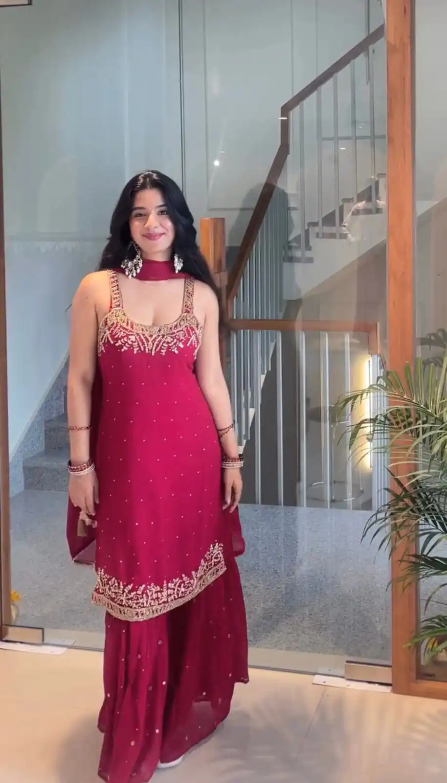 Pink Faux Georgette With Lace Work Salwar Suit | Jump Suits, Tops & Bottoms, Track Suits, Salwar suit, Casual Suits, Creative suits, Designer Suits, Palazzo Suits, Party Wear Suits, Patiala Suits, Straight Suits, Trendy Wear