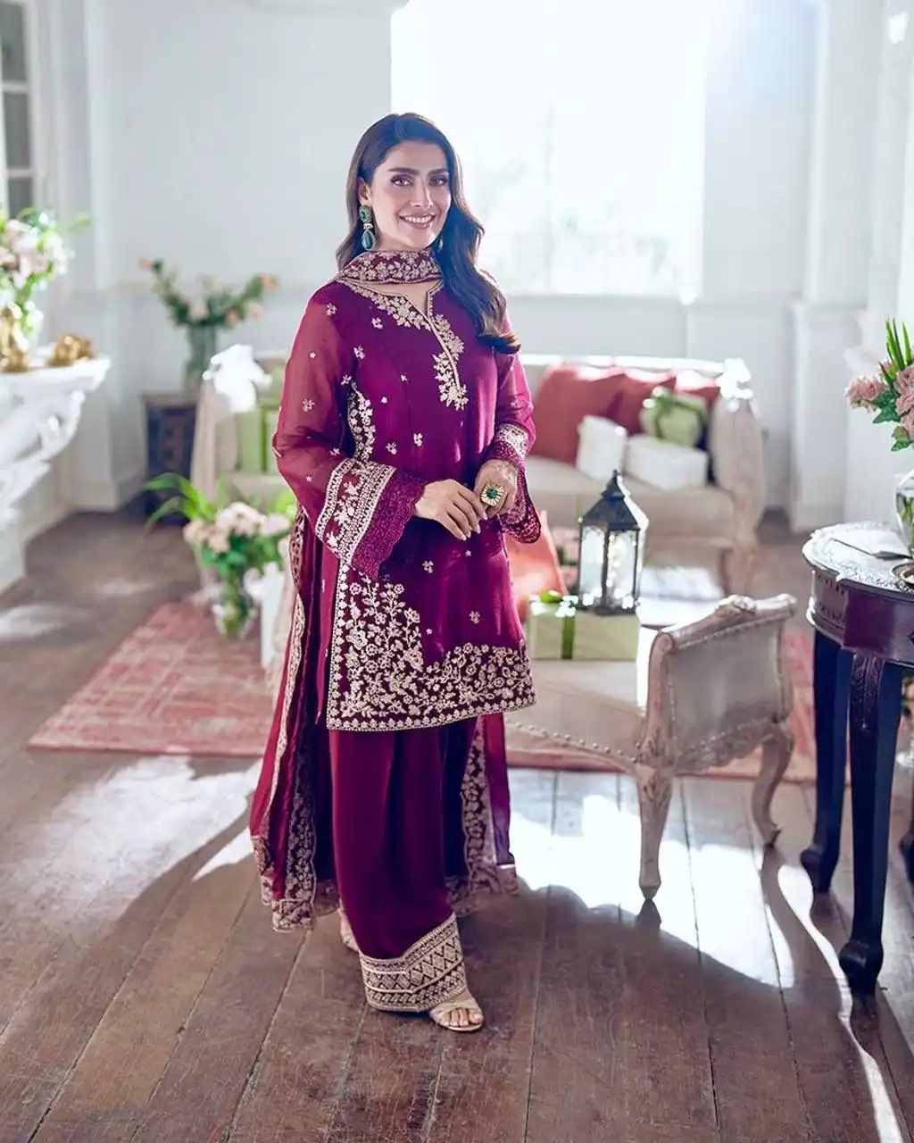 Pink French Crap Embroidery Cut Work Salwar Suit | Jump Suits, Salwar suit, Casual Suits, Creative suits, Designer Suits, Palazzo Suits, Party Wear Suits, Patiala Suits, Straight Suits