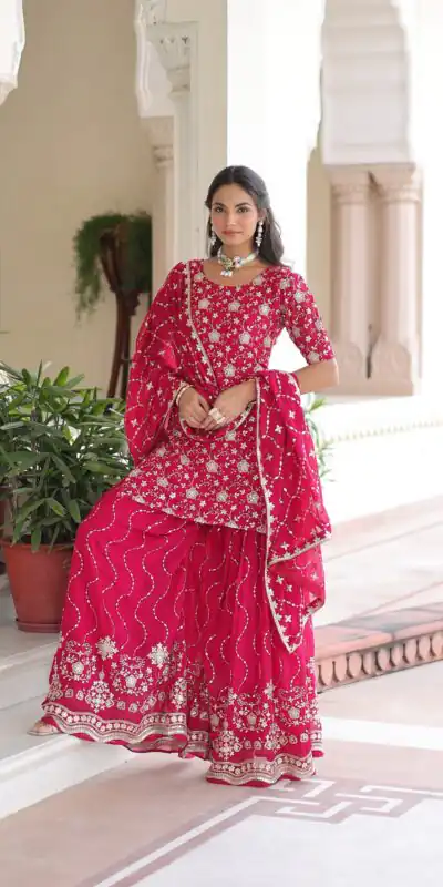 Pink Georgette Embroidery Sequins Work Salwar Suit | Jump Suits, Salwar suit, Casual Suits, Creative suits, Designer Suits, Palazzo Suits, Party Wear Suits, Patiala Suits, Straight Suits