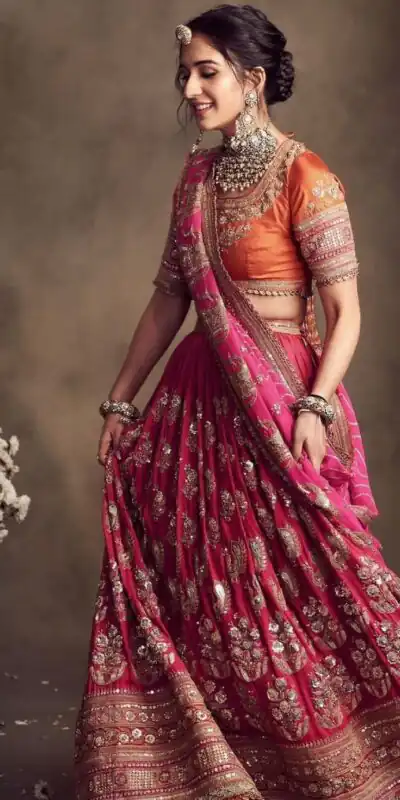 Pink Jalpari Embroidery Sequence Lehenga Choli | Lehenga, Bollywood Lehenga, Creative Lehenga, Designer Lehenga, Embroidered Lehenga, Party Wear Lehenga
