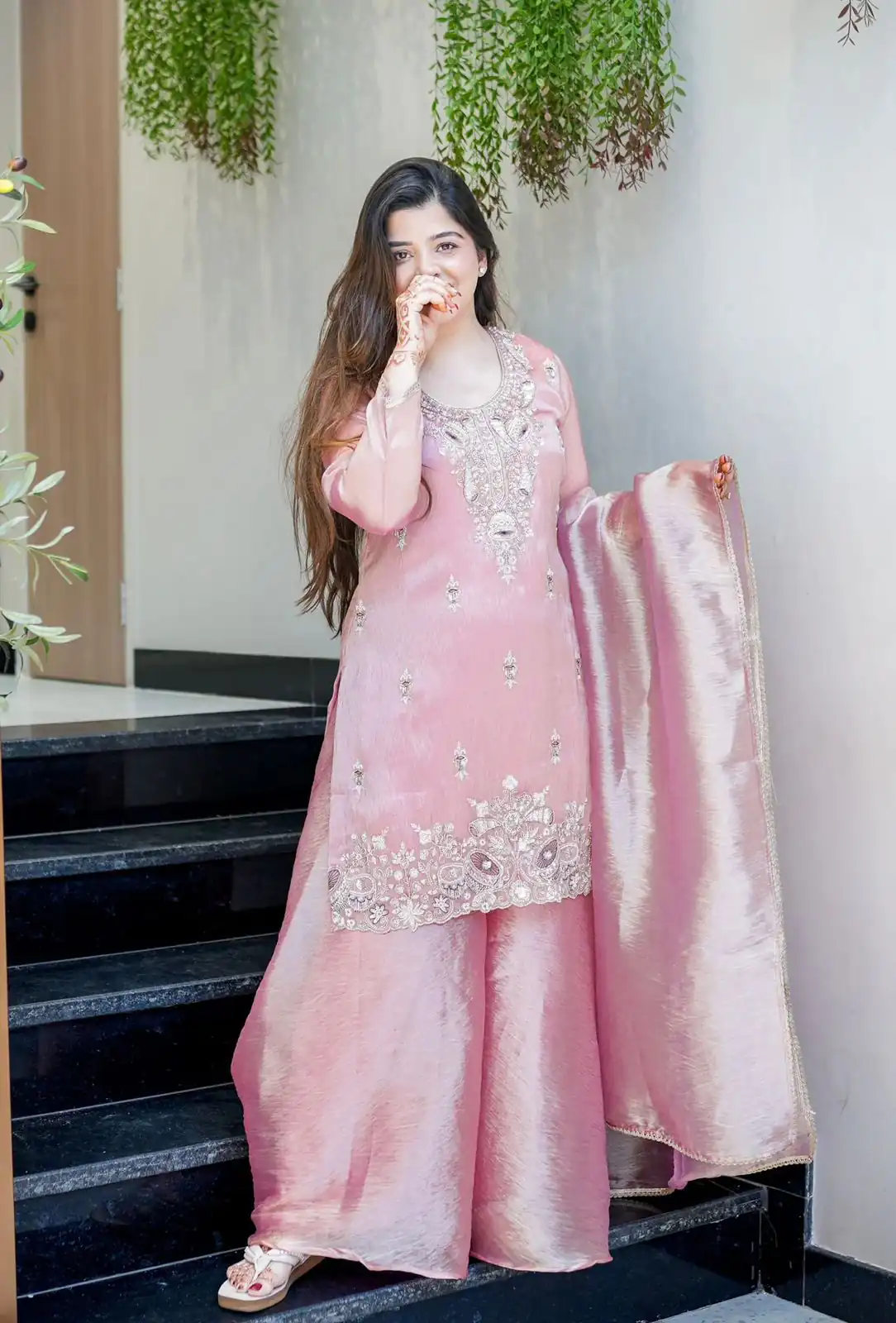 Pink Jimmy Choo Embroidery Lace Work Salwar Suit | Jump Suits, Salwar suit, Casual Suits, Creative suits, Designer Suits, Palazzo Suits, Party Wear Suits, Patiala Suits, Straight Suits