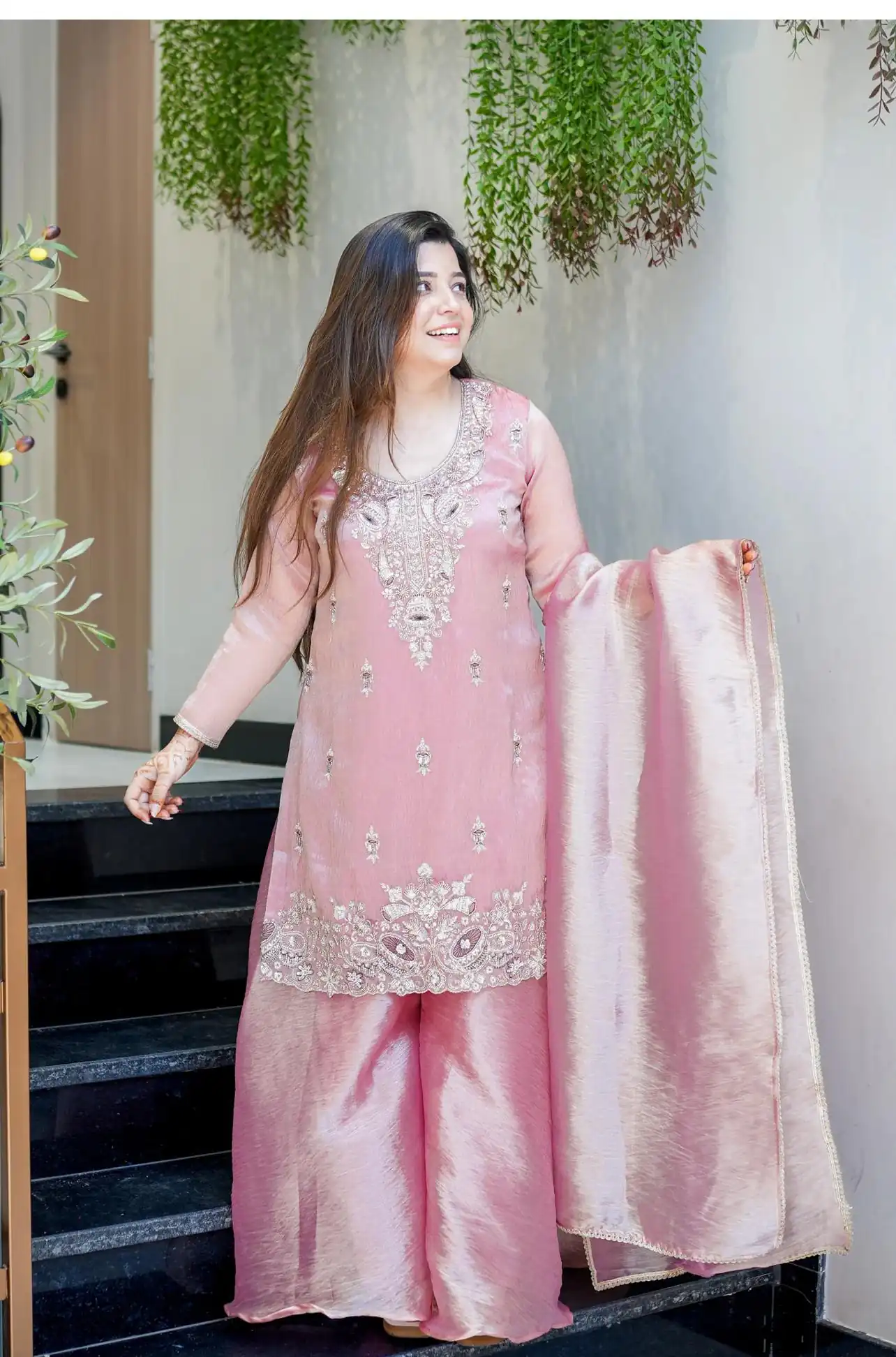 Pink Jimmy Choo Embroidery Lace Work Salwar Suit | Jump Suits, Salwar suit, Casual Suits, Creative suits, Designer Suits, Palazzo Suits, Party Wear Suits, Patiala Suits, Straight Suits