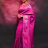 Pink Lichi Silk Jacquard Rich Pallu Saree | Sarees, Bollywood Sarees, Creative Sarees, Designer Sarees, Embroidered Sarees, Ethnic Saree, Modern Digital sarees, Party Wear Sarees