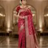Pink Litchi Silk Embroidery Lace Work Saree | Sarees, Bollywood Sarees, Creative Sarees, Designer Sarees, Embroidered Sarees, Ethnic Saree, Modern Digital sarees, Party Wear Sarees
