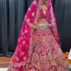 Pink Malai Satin Silk Embroidered Lehenga Choli | Lehenga, Bollywood Lehenga, Creative Lehenga, Designer Lehenga, Embroidered Lehenga, Party Wear Lehenga