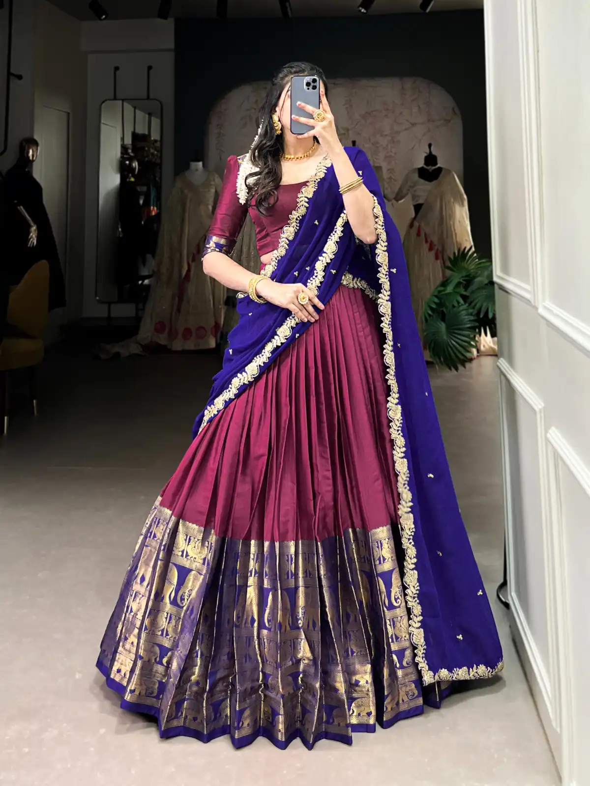 Pink Narayan Pattu Zari Weaving Work Lehenga Choli | Lehenga, Bollywood Lehenga, Creative Lehenga, Designer Lehenga, Embroidered Lehenga, Party Wear Lehenga