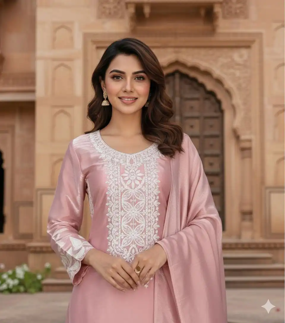 Pink Organza Silk Sequence Work Salwar Suit | Jump Suits, Salwar suit, Casual Suits, Creative suits, Designer Suits, Palazzo Suits, Party Wear Suits, Patiala Suits, Straight Suits