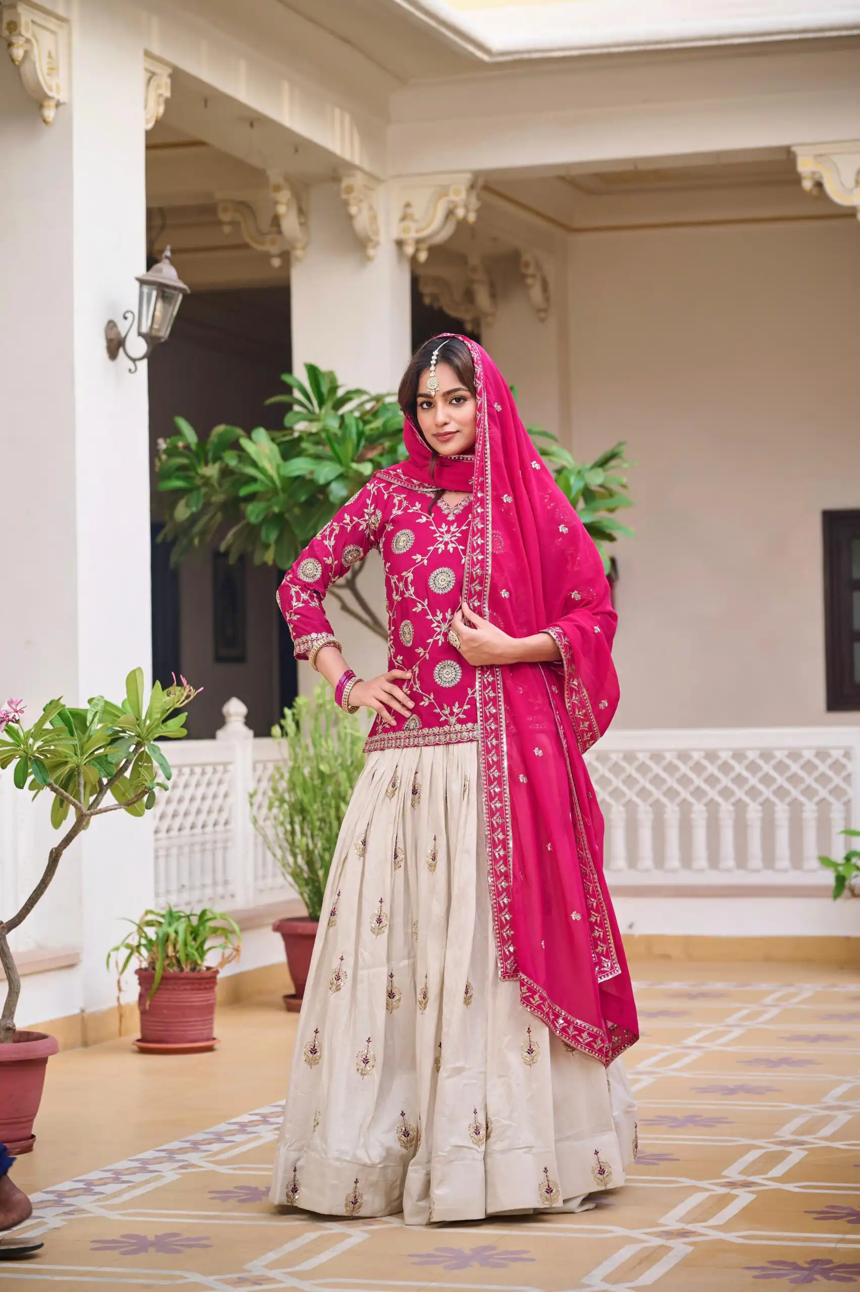 Pink Pure Chinon Embroidery Work Lehenga Choli | Lehenga, Bollywood Lehenga, Creative Lehenga, Designer Lehenga, Embroidered Lehenga, Party Wear Lehenga