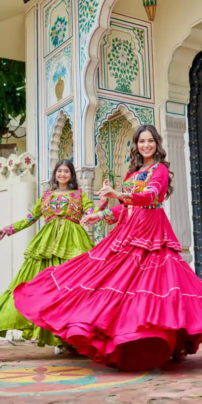 Pink Pure Cotton Mirror Gamthi Work Lehenga Choli | Lehenga, Bollywood Lehenga, Creative Lehenga, Designer Lehenga, Embroidered Lehenga, Party Wear Lehenga