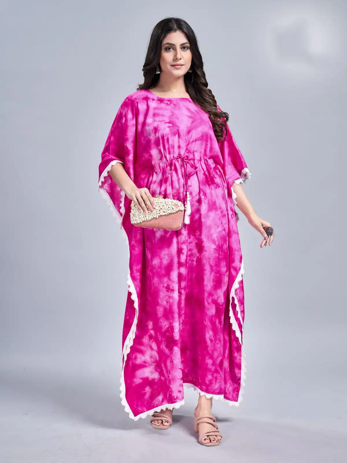 Pink Rayon Slab Center Belt Kaftan Suit | Jump Suits, Salwar suit, Casual Suits, Creative suits, Designer Suits, Palazzo Suits, Party Wear Suits, Patiala Suits, Straight Suits