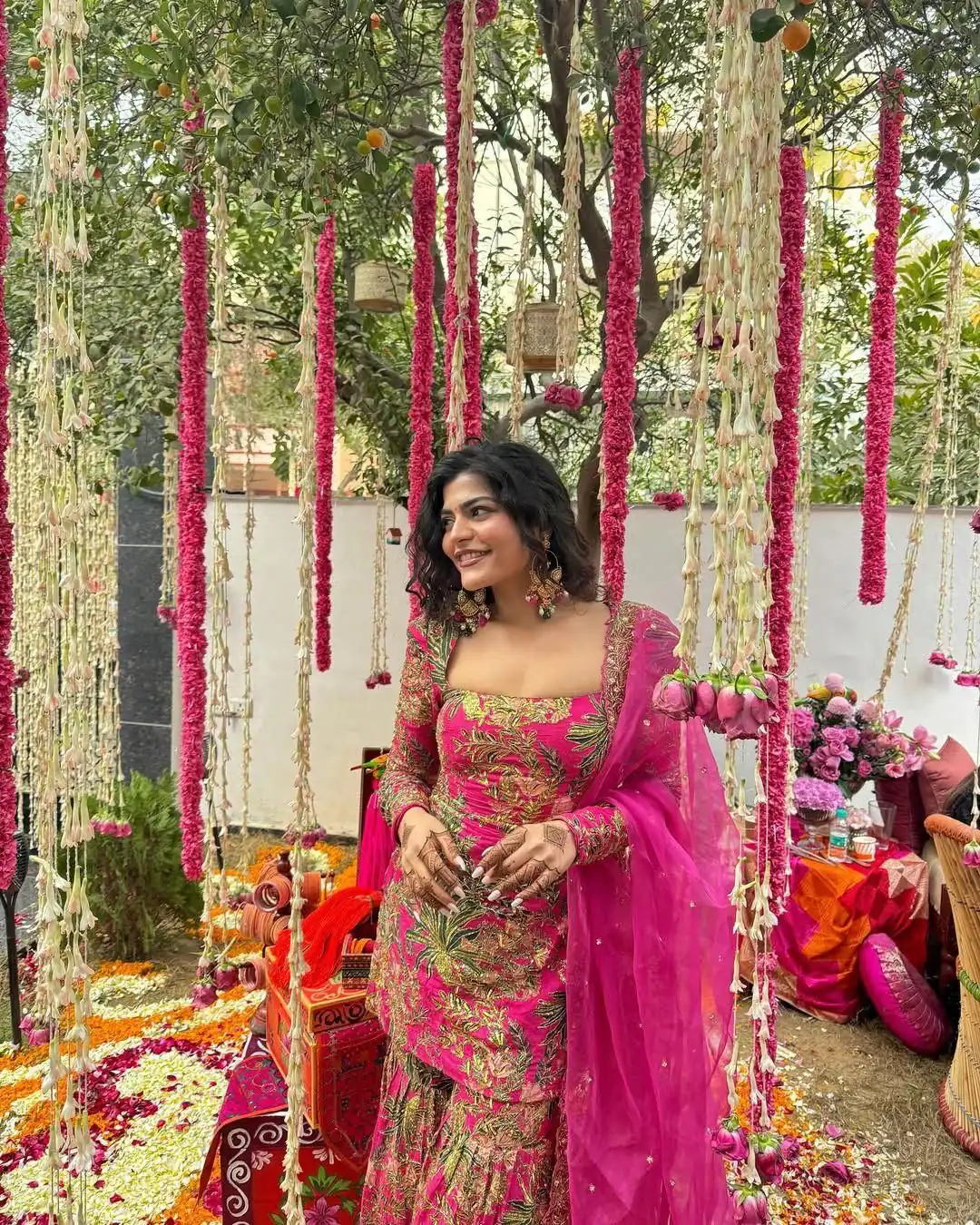 Pink Silk Faux Georgette Digital Print Salwar Suit | Jump Suits, Salwar suit, Casual Suits, Creative suits, Designer Suits, Palazzo Suits, Party Wear Suits, Patiala Suits, Straight Suits