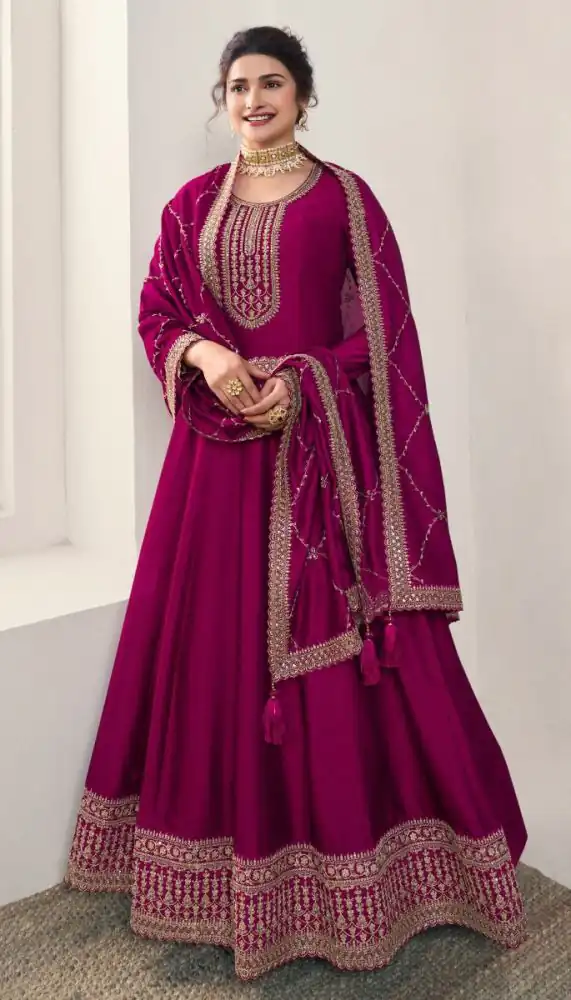 Pink Silk Georgette Embroidery Work Salwar Suit | Jump Suits, Salwar suit, Casual Suits, Creative suits, Designer Suits, Palazzo Suits, Party Wear Suits, Patiala Suits, Straight Suits