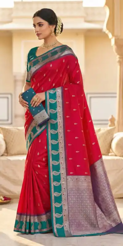 Pink Soft Banarasi Zari Lace Work Saree | Sarees, Bollywood Sarees, Creative Sarees, Designer Sarees, Embroidered Sarees, Ethnic Saree, Modern Digital sarees, Party Wear Sarees