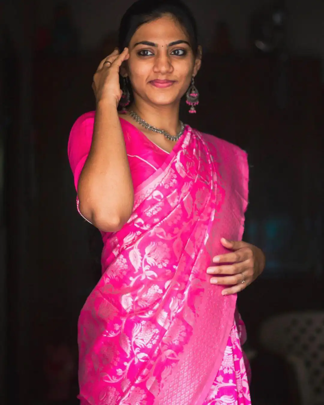Pink Soft Lichi Silk Zahlar Saree | Sarees, Bollywood Sarees, Creative Sarees, Designer Sarees, Embroidered Sarees, Ethnic Saree, Modern Digital sarees, Party Wear Sarees