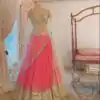 Pink Soft Mono Net Embroidered Lehenga Choli | Lehenga, Bollywood Lehenga, Creative Lehenga, Designer Lehenga, Embroidered Lehenga, Party Wear Lehenga