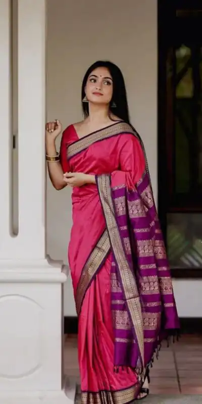 Pink Soft Silk Cloth Jacquard All Over Saree | Sarees, Bollywood Sarees, Creative Sarees, Designer Sarees, Embroidered Sarees, Ethnic Saree, Modern Digital sarees, Party Wear Sarees