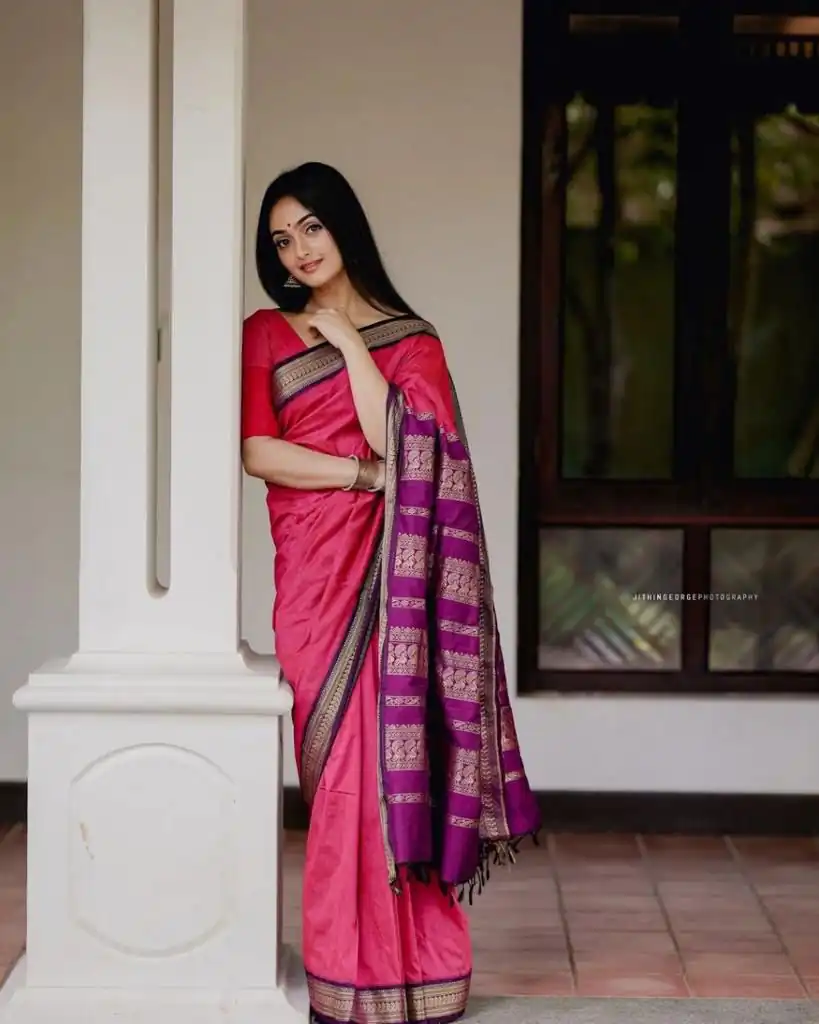 Pink Soft Silk Cloth Jacquard All Over Saree | Sarees, Bollywood Sarees, Creative Sarees, Designer Sarees, Embroidered Sarees, Ethnic Saree, Modern Digital sarees, Party Wear Sarees