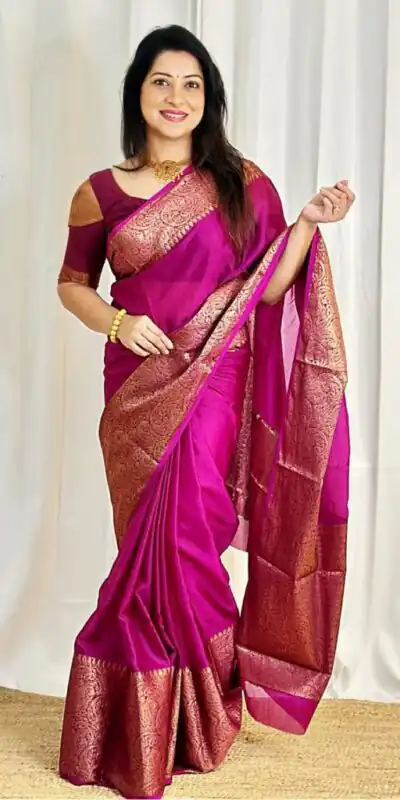 Pink Soft Silk Jacquard All Over Saree | Sarees, Bollywood Sarees, Creative Sarees, Designer Sarees, Embroidered Sarees, Ethnic Saree, Modern Digital sarees, Party Wear Sarees