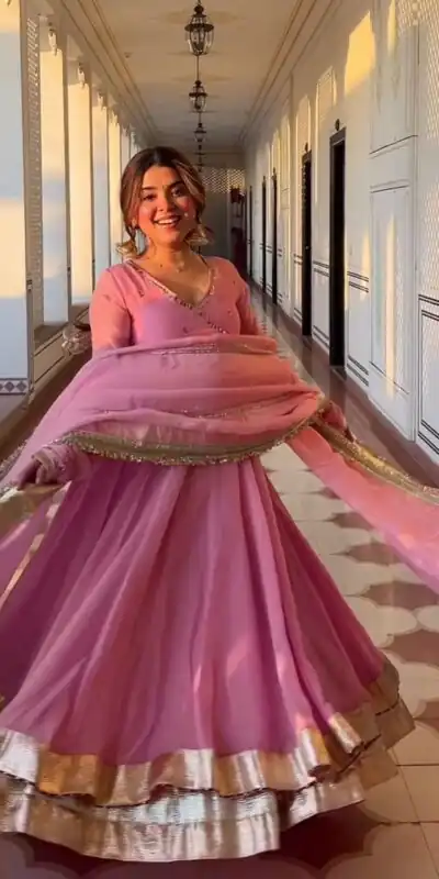 Pink Tabby Organza Embroidery Work Anarkali Suit | Anarkali Suits, Bollywood Anarkali, Creative-Anarkali, Designer Anarkali, Embroidered Anarkali, Party Wear Anarkali