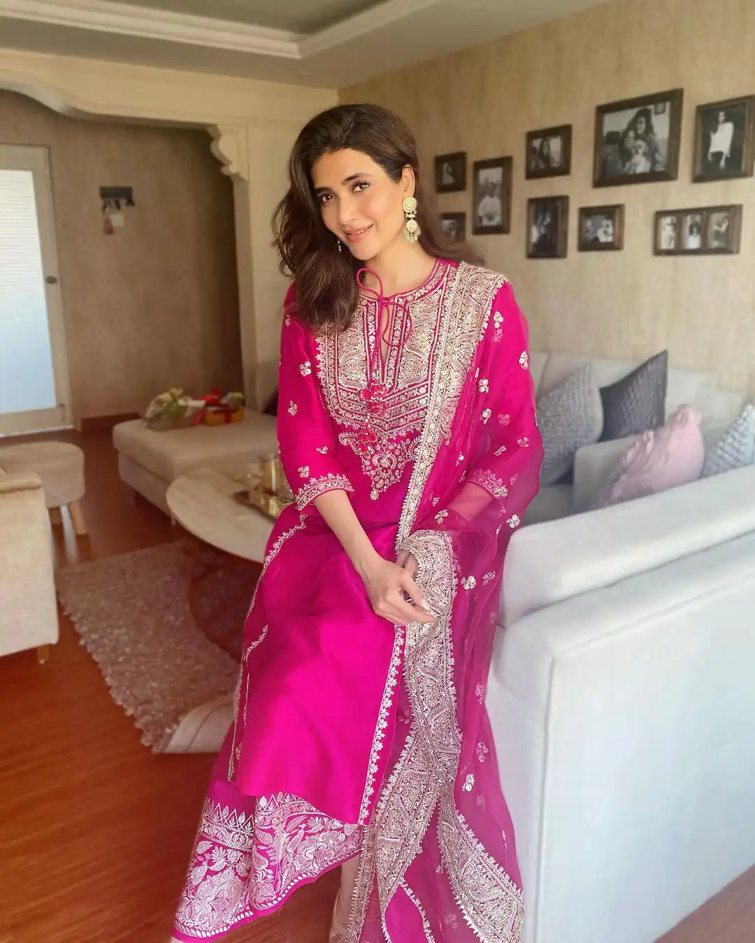 Pink Taffeta Embroidery Salwar Suit | Salwar suit, Casual Suits, Creative suits, Designer Suits, Palazzo Suits, Party Wear Suits, Straight Suits