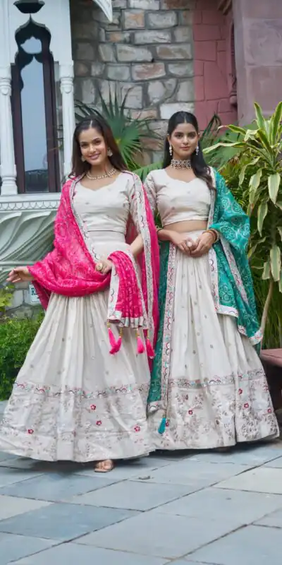 Pink Tissue Silk Embroidery Work Lehenga Choli | Lehenga, Bollywood Lehenga, Creative Lehenga, Designer Lehenga, Embroidered Lehenga, Party Wear Lehenga