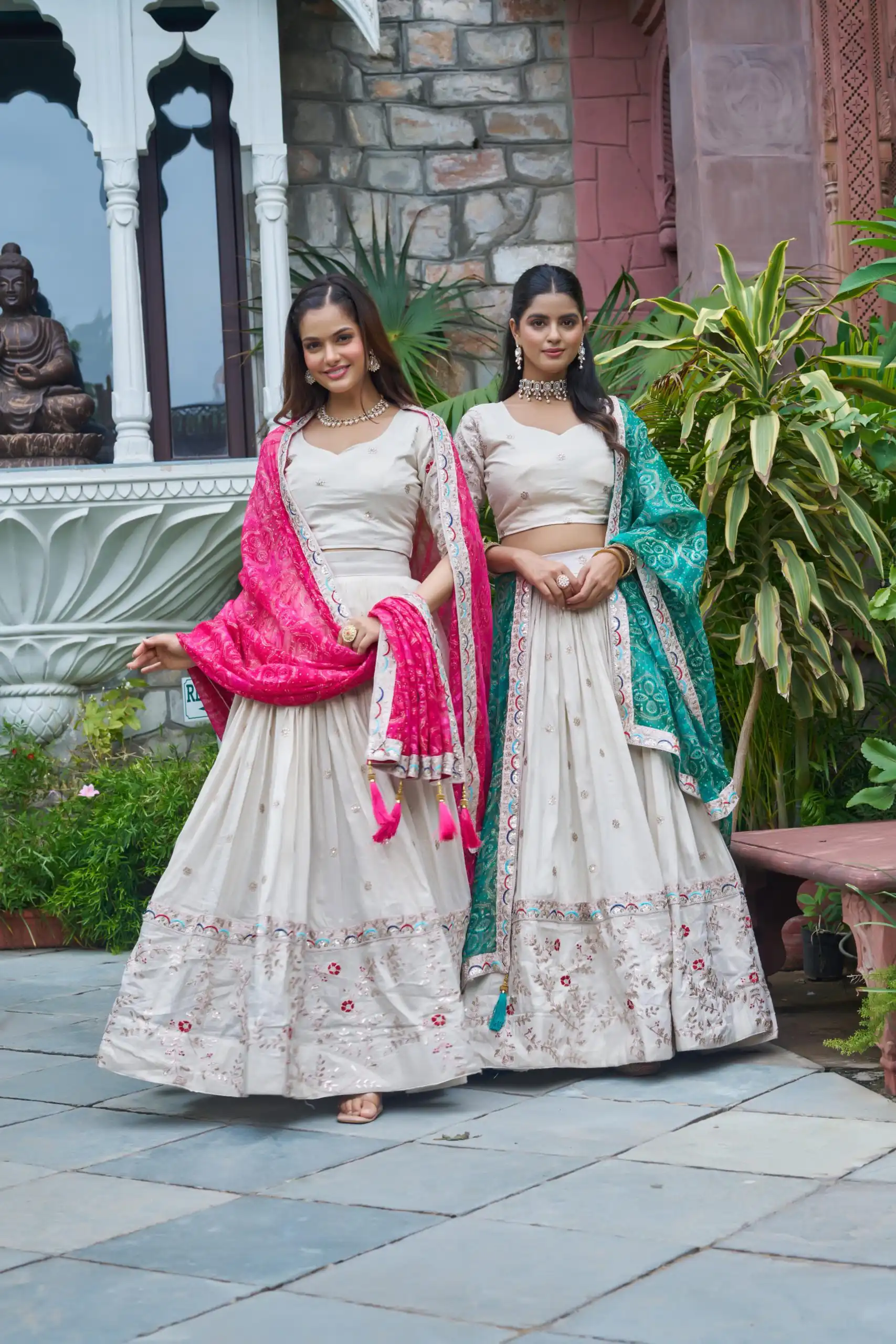 Pink Tissue Silk Embroidery Work Lehenga Choli | Lehenga, Bollywood Lehenga, Creative Lehenga, Designer Lehenga, Embroidered Lehenga, Party Wear Lehenga