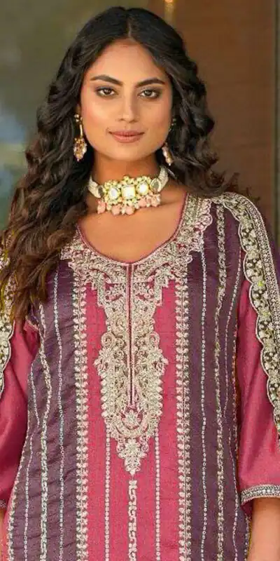 Pink Vichitra Embroidery Codding Sequence Salwar Suit | Jump Suits, Salwar suit, Casual Suits, Creative suits, Designer Suits, Palazzo Suits, Party Wear Suits, Patiala Suits, Straight Suits
