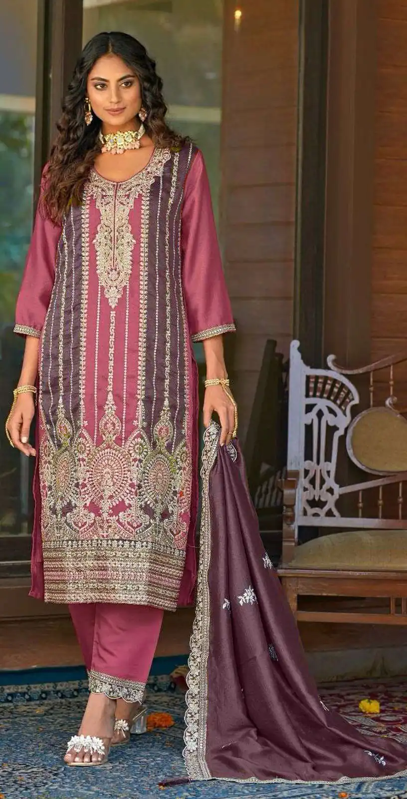 Pink Vichitra Embroidery Codding Sequence Salwar Suit | Jump Suits, Salwar suit, Casual Suits, Creative suits, Designer Suits, Palazzo Suits, Party Wear Suits, Patiala Suits, Straight Suits