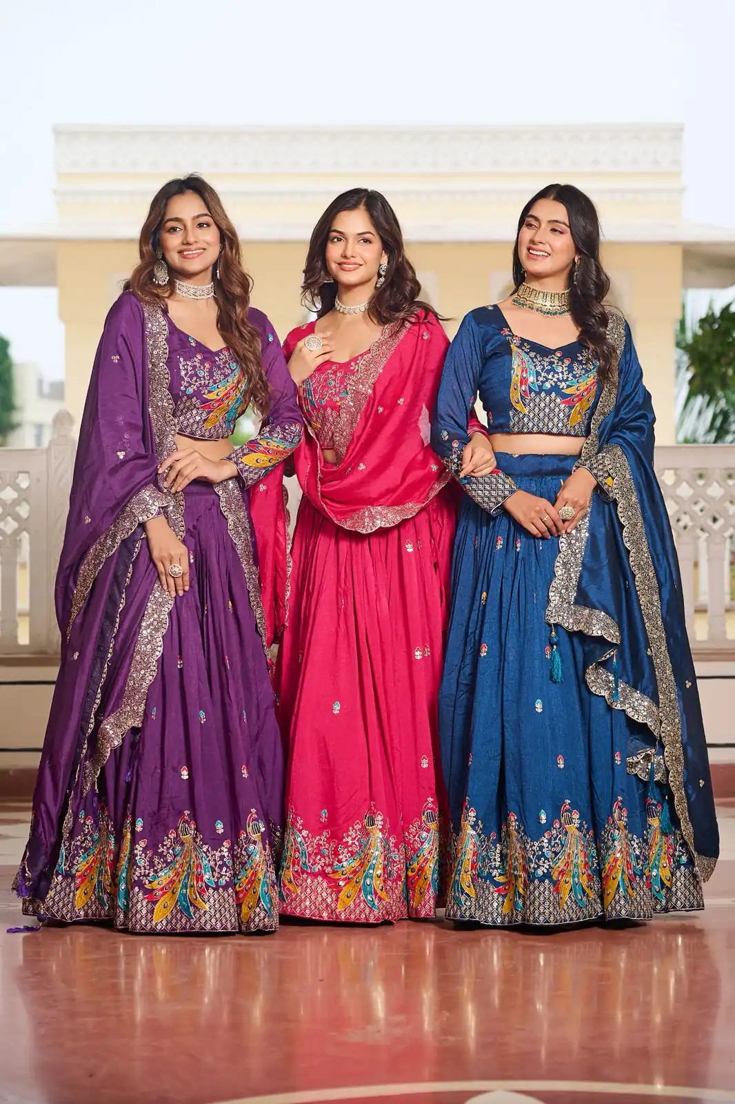 Pink Vichitra Embroidery Work Lehenga Choli | Lehenga, Bollywood Lehenga, Creative Lehenga, Designer Lehenga, Embroidered Lehenga, Party Wear Lehenga
