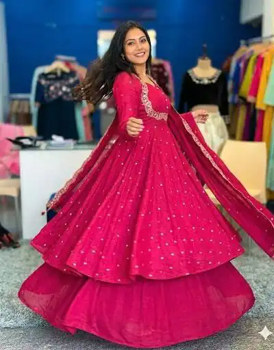 Pink Vichitra Silk Zari Embroidery Work Salwar Suit | Jump Suits, Salwar suit, Casual Suits, Creative suits, Designer Suits, Palazzo Suits, Party Wear Suits, Patiala Suits, Straight Suits