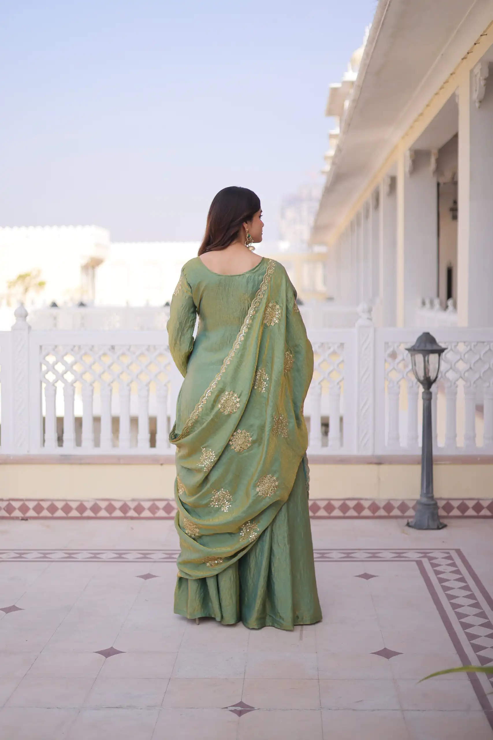 Pista Fendi Crush Zari Embroidery Work Salwar Suit | Jump Suits, Salwar suit, Casual Suits, Creative suits, Designer Suits, Palazzo Suits, Party Wear Suits, Patiala Suits, Straight Suits