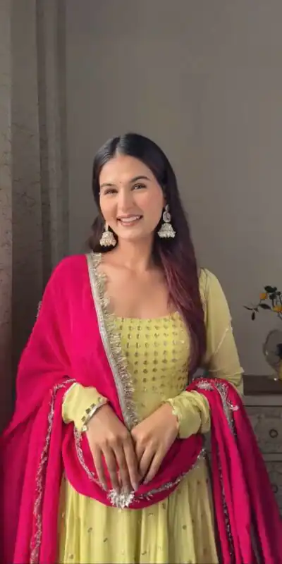 Pista Foix Georgette Thread With Sequence Salwar Suit | Jump Suits, Salwar suit, Casual Suits, Creative suits, Designer Suits, Palazzo Suits, Party Wear Suits, Patiala Suits, Straight Suits