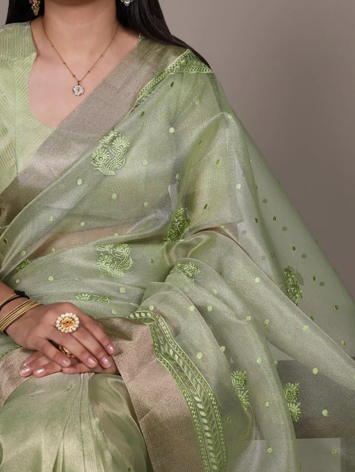 Pista Poly Shimmer Embroidery Work Saree | Sarees, Bollywood Sarees, Creative Sarees, Designer Sarees, Embroidered Sarees, Ethnic Saree, Modern Digital sarees, Party Wear Sarees