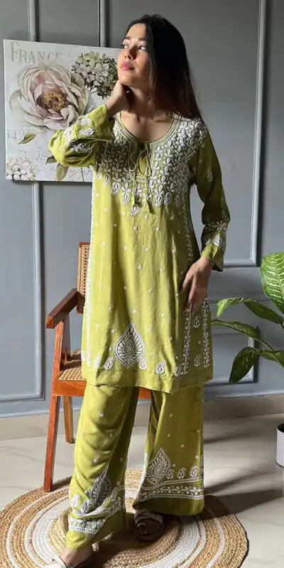 Pista Rayon With Embroidery Work Salwar Suit | Jump Suits, Salwar suit, Casual Suits, Creative suits, Designer Suits, Palazzo Suits, Party Wear Suits, Patiala Suits, Straight Suits