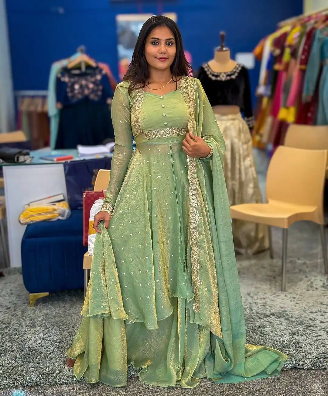 Pista Vichitra Silk Zari Embroidery Work Salwar Suit | Jump Suits, Salwar suit, Casual Suits, Creative suits, Designer Suits, Palazzo Suits, Party Wear Suits, Patiala Suits, Straight Suits