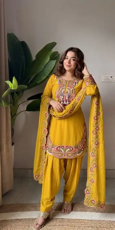 SRK 5348 Mustered Color Georgette Mirror Embroidery Work Salwar Suit . Best Price ₹2399. Delivery 4-6 Working Days. Shop now. | Jump Suits, Salwar suit, Casual Suits, Creative suits, Designer Suits, Palazzo Suits, Party Wear Suits, Patiala Suits, Straight Suits