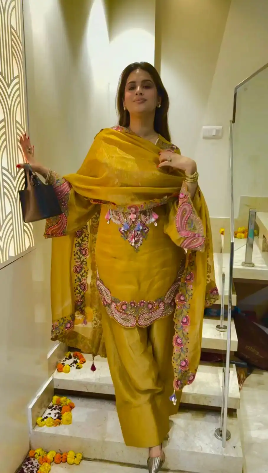 SRK 5348 Mustered Color Georgette Mirror Embroidery Work Salwar Suit . Best Price ₹2399. Delivery 4-6 Working Days. Shop now. | Jump Suits, Salwar suit, Casual Suits, Creative suits, Designer Suits, Palazzo Suits, Party Wear Suits, Patiala Suits, Straight Suits