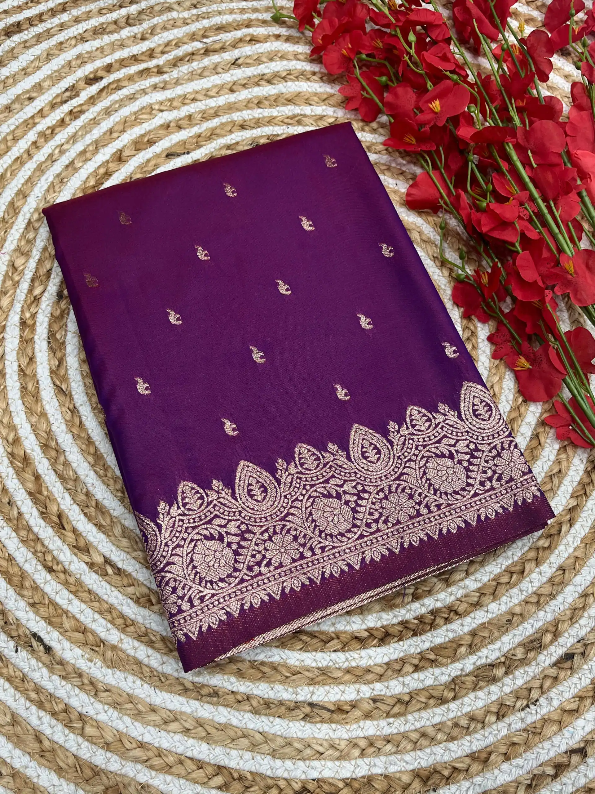 Purple Banarasi Silk Zari Weaving Pallu Saree | Sarees, Bollywood Sarees, Creative Sarees, Designer Sarees, Embroidered Sarees, Ethnic Saree, Modern Digital sarees, Party Wear Sarees