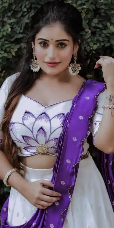 Purple Chinon Digital Print Lehenga Choli | Lehenga, Bollywood Lehenga, Creative Lehenga, Designer Lehenga, Embroidered Lehenga, Party Wear Lehenga