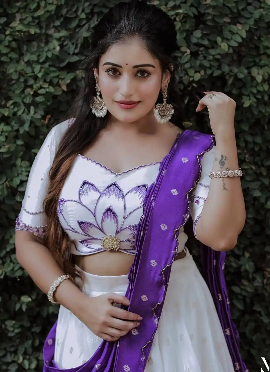 Purple Chinon Digital Print Lehenga Choli | Lehenga, Bollywood Lehenga, Creative Lehenga, Designer Lehenga, Embroidered Lehenga, Party Wear Lehenga