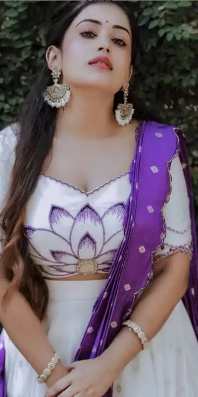 Purple Chinon Digital Print Lehenga Choli | Lehenga, Bollywood Lehenga, Creative Lehenga, Designer Lehenga, Embroidered Lehenga, Party Wear Lehenga