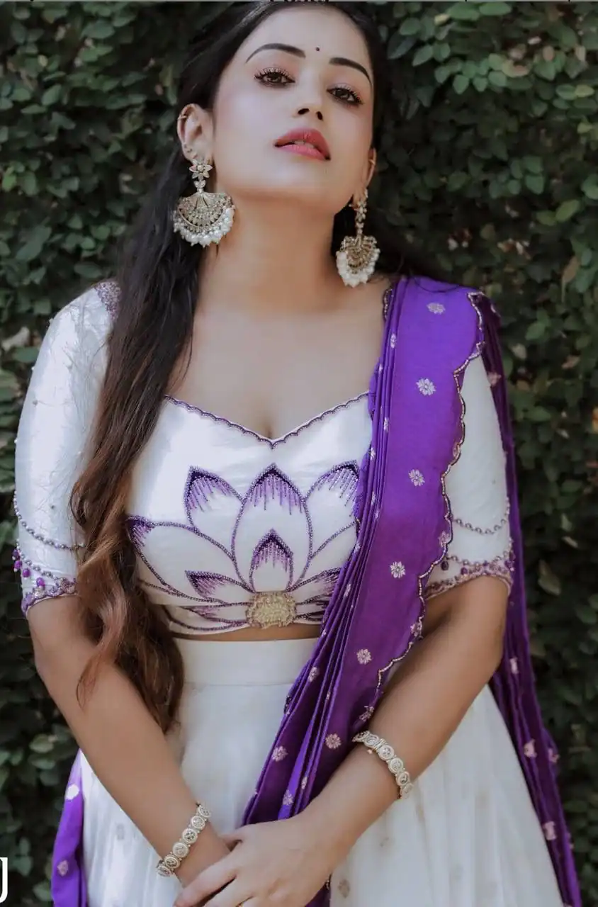 Purple Chinon Digital Print Lehenga Choli | Lehenga, Bollywood Lehenga, Creative Lehenga, Designer Lehenga, Embroidered Lehenga, Party Wear Lehenga