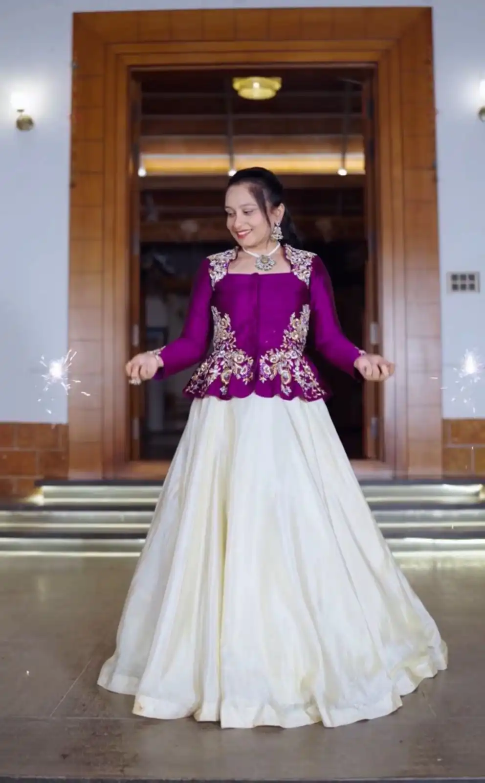 Purple Chinon Embroidery Work Lehenga Choli | Lehenga, Bollywood Lehenga, Creative Lehenga, Designer Lehenga, Embroidered Lehenga, Party Wear Lehenga