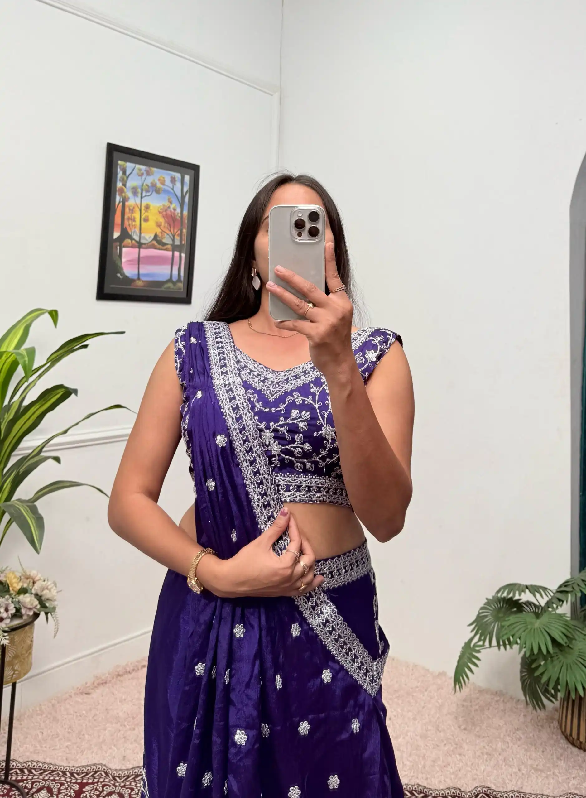 Purple Chinon Embroidery Work Salwar Suit | Jump Suits, Salwar suit, Casual Suits, Creative suits, Designer Suits, Palazzo Suits, Party Wear Suits, Patiala Suits, Straight Suits