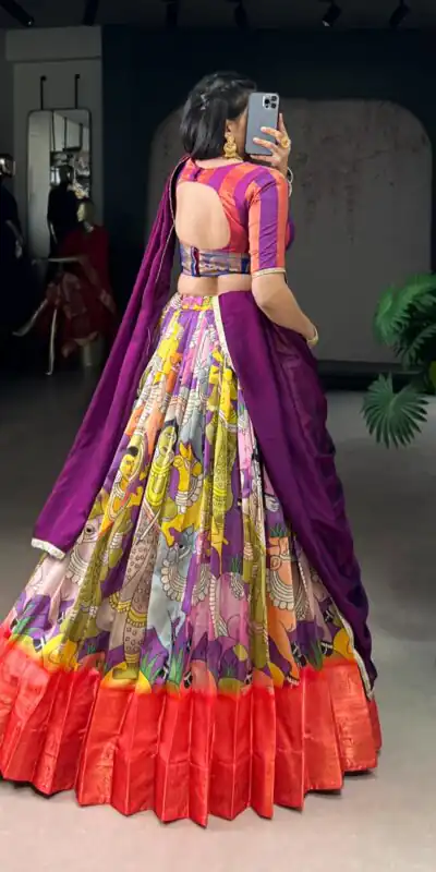 Purple Dola Silk Sequins Zari Work Lehenga Choli | Lehenga, Bollywood Lehenga, Creative Lehenga, Designer Lehenga, Embroidered Lehenga, Party Wear Lehenga